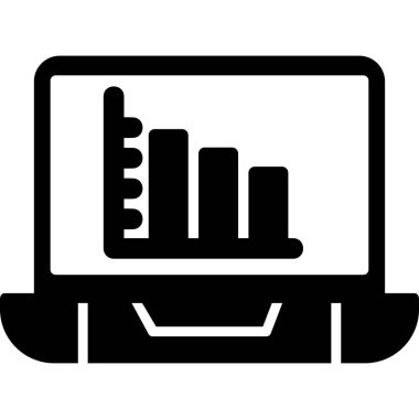 Bar Chart. web icon simple design
