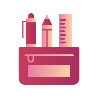 kırtasiye simgesi vektör illüstrasyonu