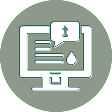  Information  web icon simple illustration