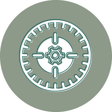 hedef simge vektör illüstrasyonu