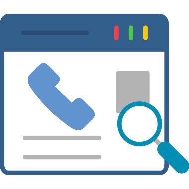 Kişi Arama web vektör simgesi