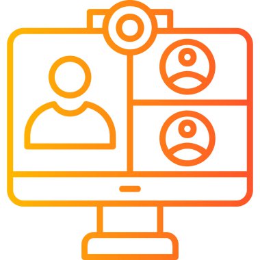 kullanıcı. Web simgesi basit illüstrasyon