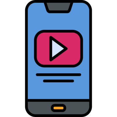 Cep telefonu. Basit resimleme