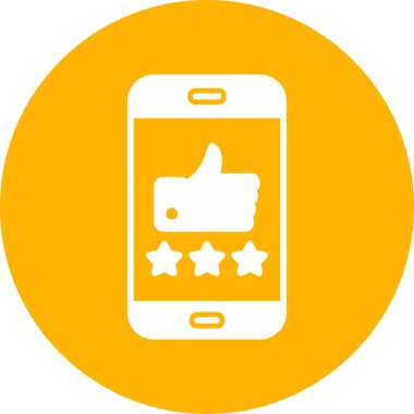 derecelendirme simgesi vektör illüstrasyonu