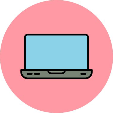 Bilgisayar. Web simgesi basit illüstrasyon