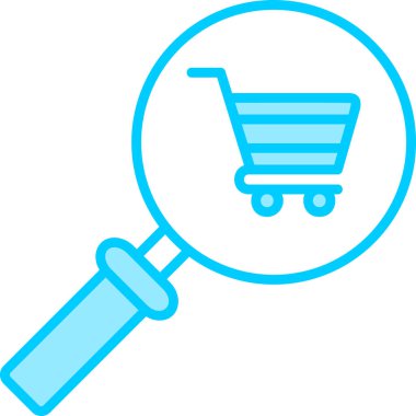 Ağ için büyüteç loupe simgesi 