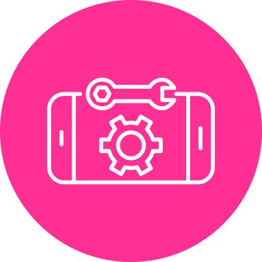 seo modern simgesinin vektör illüstrasyonu