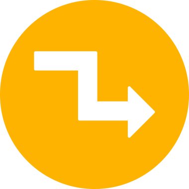 Projeniz için yön ok simgesi