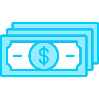 para ve finans kavramı, basit özet vektör tasarımı