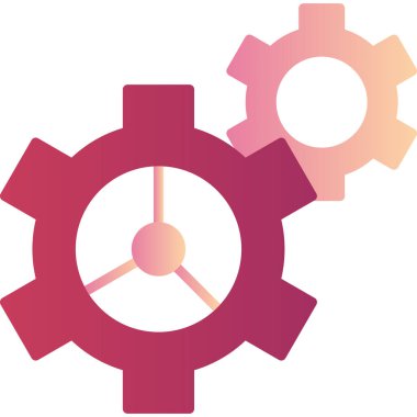 Çarklar, vites döndürme simgesi çizimi