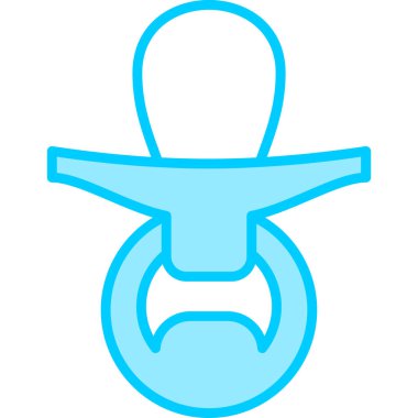 Bebeğim. Web simgesi basit illüstrasyon