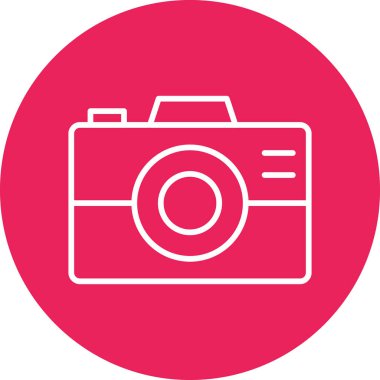 fotoğrafçılık filmi Kamera, illüstrasyon simgesi