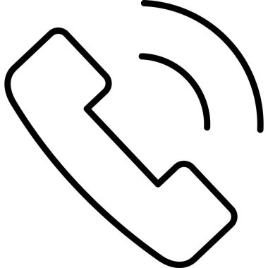 - Telefon. Web simgesi basit illüstrasyon