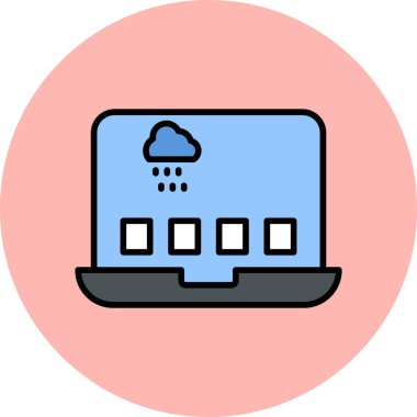 seo modern simgesinin vektör illüstrasyonu