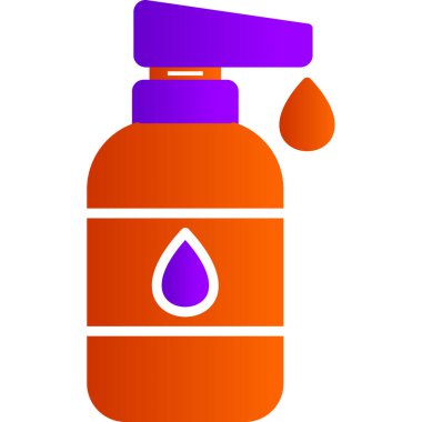 Bebek losyonu web simgesi basit illüstrasyon