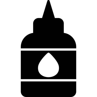 Yapıştırıcı. Web simgesi basit illüstrasyon