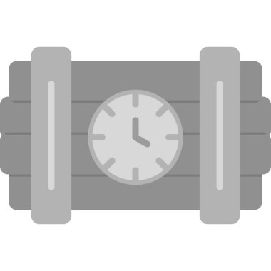 vector illustration of bomb modern icon