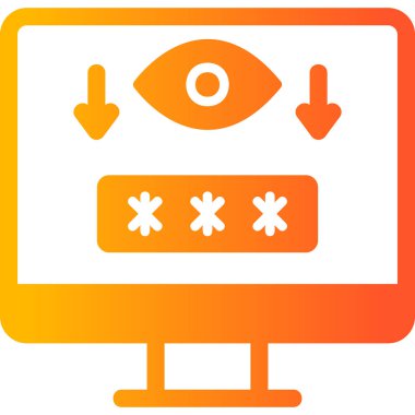 Bilgisayar. Web simgesi basit illüstrasyon 