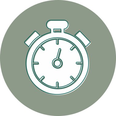 Kronometre Web simgesi basit tasarım