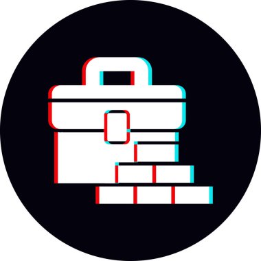 Çanta. Web simgesi basit illüstrasyon 