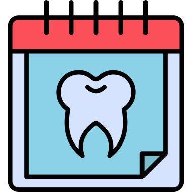 sağlıklı diş illüstrasyonu, dişçi randevusu