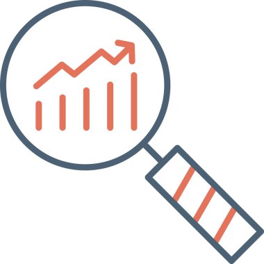 Ağ için büyüteç loupe simgesi 