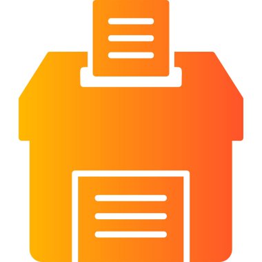 Bir dizinin basit bir simgesinin vektör çizimi