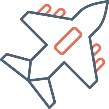 Uçak. Web simgesi basit illüstrasyon