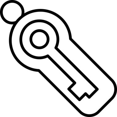 Anahtar simgesi web simgesi basit illüstrasyon