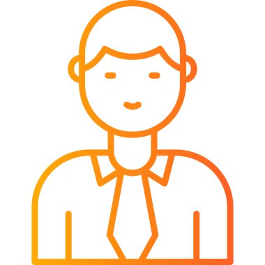 Manager, Businessman User logo, simple icon for web page 