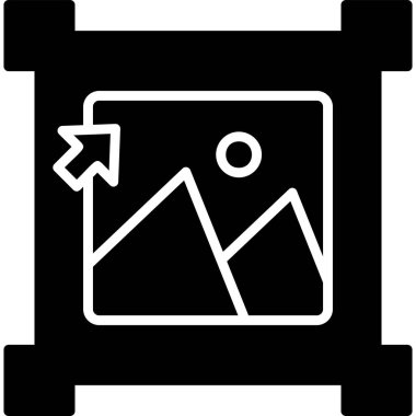 Görüntü. Web simgesi vektör illüstrasyonu 