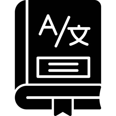 Kitap. Web simgesi basit illüstrasyon