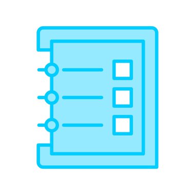 Notes web icon, vector illustration