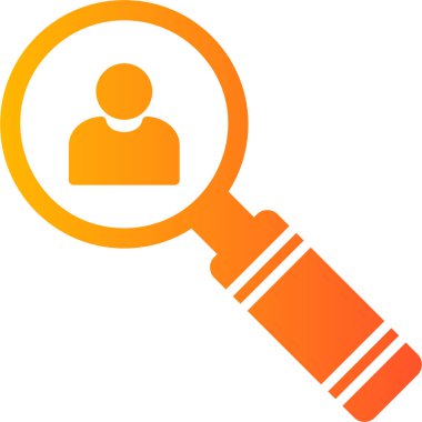 Arama simgesi vektör illüstrasyonu