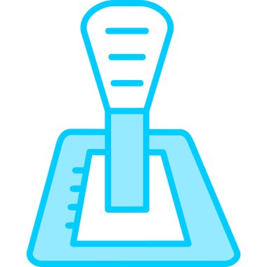 Tek bir kalem simgesinin vektör illüstrasyonu