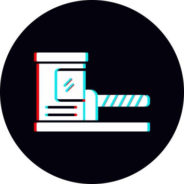 park arabası renk vektörü simgesi, düz tasarım