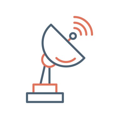 bir uydu vektör çizim