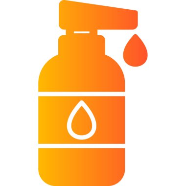 Bebek losyonu web simgesi basit illüstrasyon