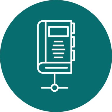 vektör hastanesi simgesi, basit illüstrasyon