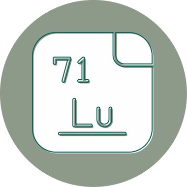 Lutetium, Lu sembolü ve atom numarası 71 olan kimyasal bir element. Kuru havada aşınmaya direnen gümüş gibi beyaz bir metaldir, ama nemli havada değil. Lutetium lantanit serisinin son elementi. Vektör simgesi