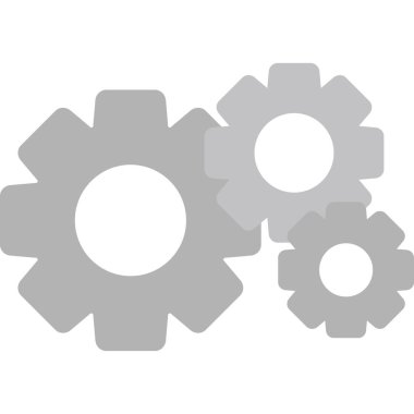 Ayarlar. Web simgesi basit illüstrasyon