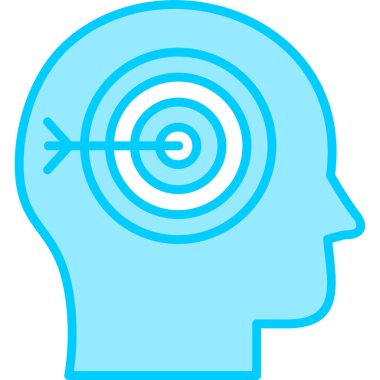 Hedef. Web simgesi basit illüstrasyon