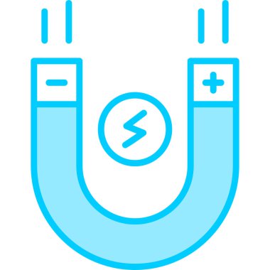 mıknatıs simgesi vektör çizimi 