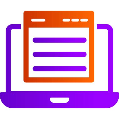 vector illustration of abstract website