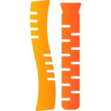 Miswak vektör simgesi, Salvadora persica ağacından yapılmış diş temizleme dalı 