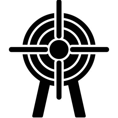 hedef simge vektör illüstrasyonu