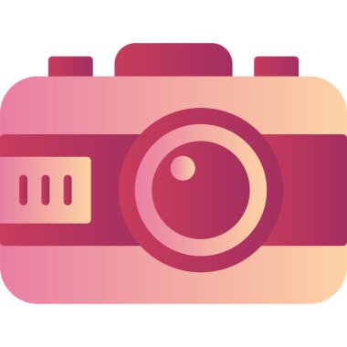 hipster film kamerası, illüstrasyon simgesi