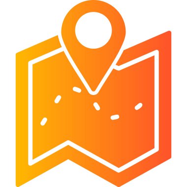 konum. Web simgesi basit illüstrasyon