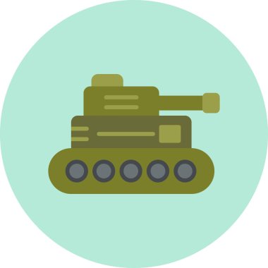 tank vektör simgesi modern illüstrasyon