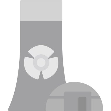 Nükleer enerji vektör çizim